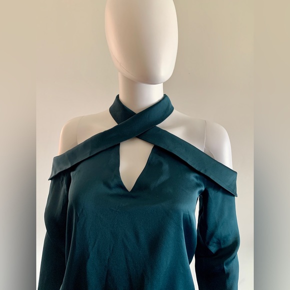 Marciano Calie Long-Sleeved Bodysuit in Forest Green - Picture 3 of 9